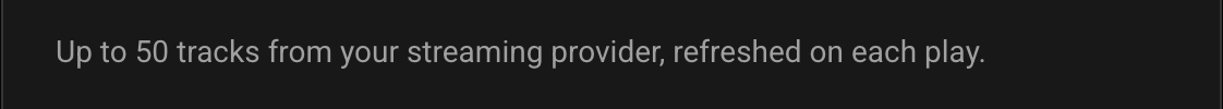 Track count indicator (Discover mode)